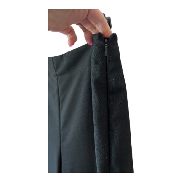 👖 EUC TALBOTS Black Classic Hollywood Side Zip Pants | Size 8 - Picture 4 of 7
